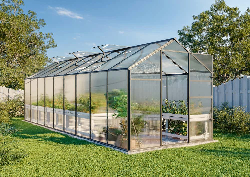 Terrando Gewächshaus Sanus 220, BxTxH: 220 x 430 x 215 cm