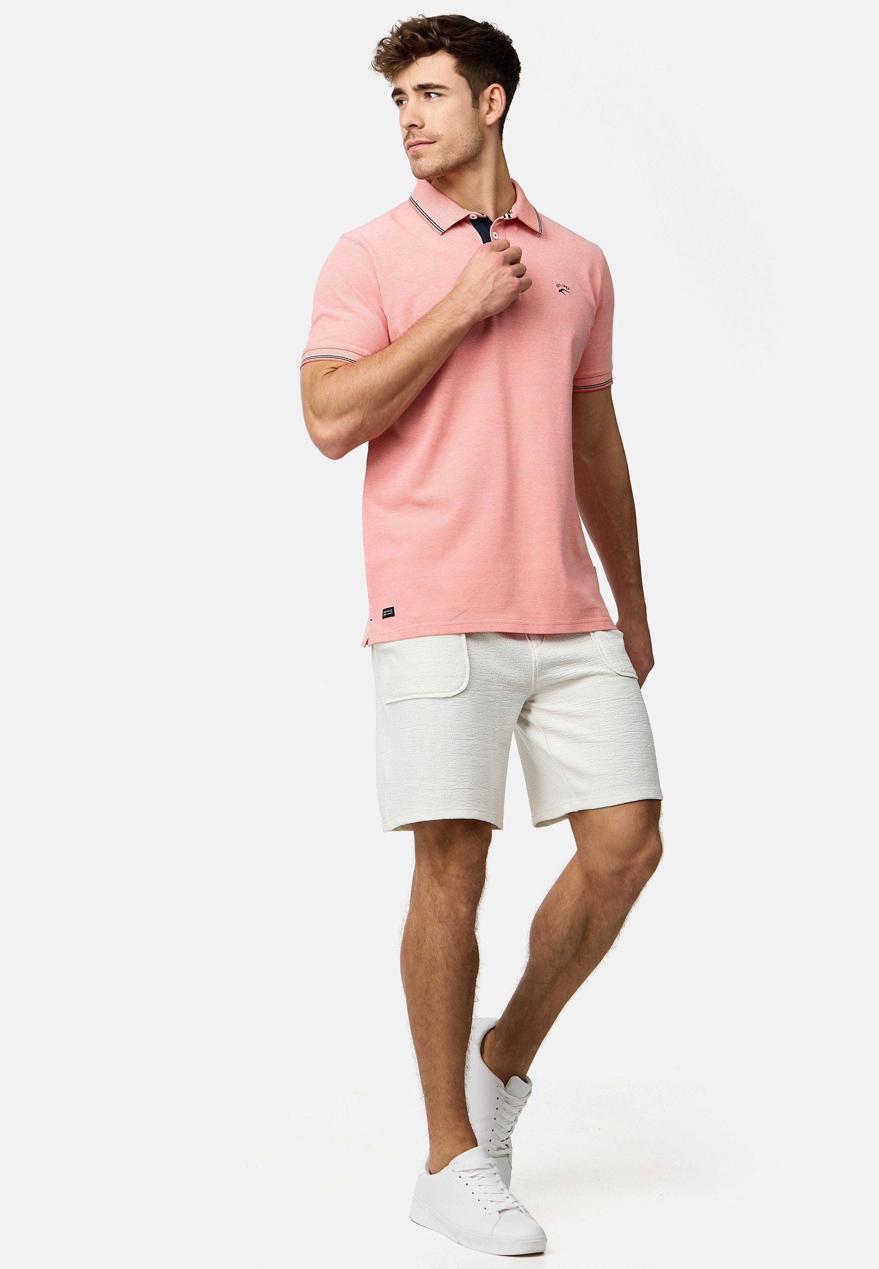 Indicode Poloshirt Herren INSan Jose Polo Shirt Herrenshirt 100% Baumwolle