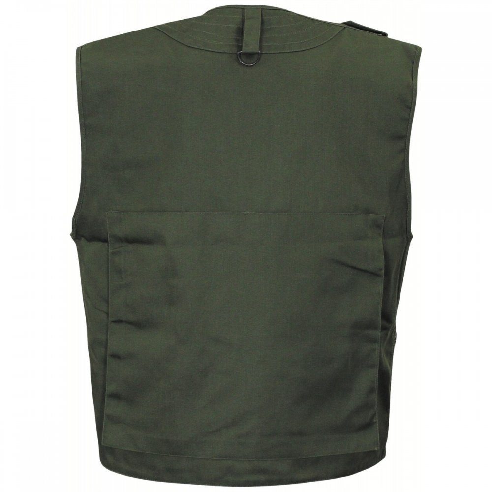 MFH Anglerweste Outdoor Weste, oliv, schwere Ausführung - XL große aufgeset günstig online kaufen