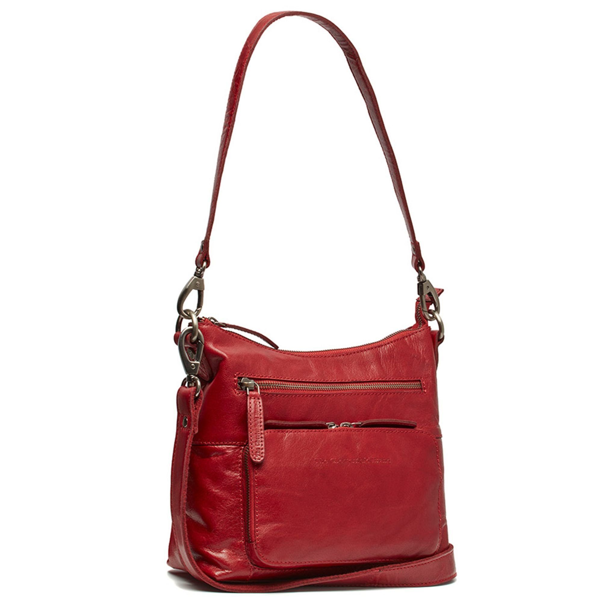 The Chesterfield Brand Schultertasche Tula, Leder red