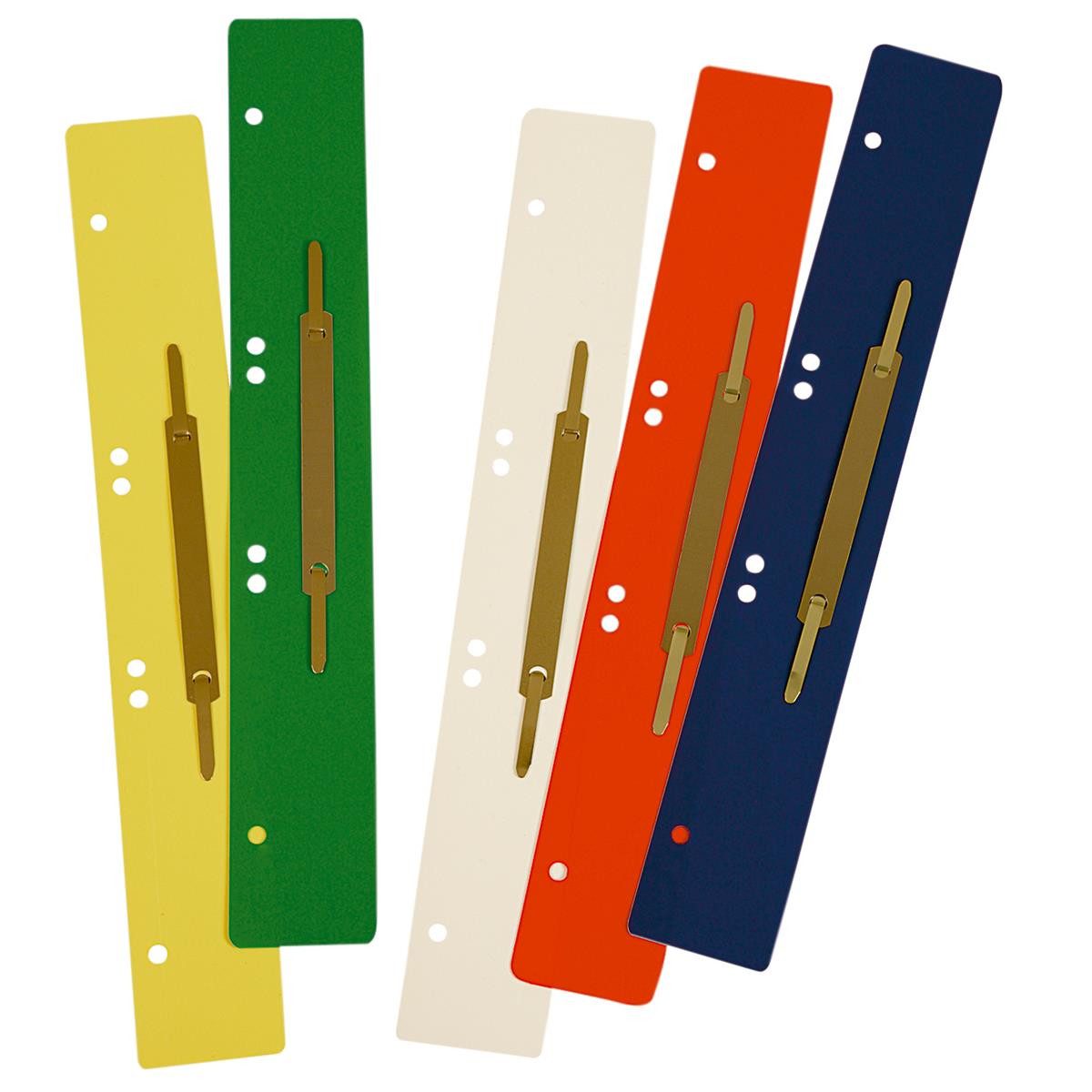 Abheftstreifen Soennecken Heftstreifen 3162 lang Metalldeckl. farbig 125 St./Pack.