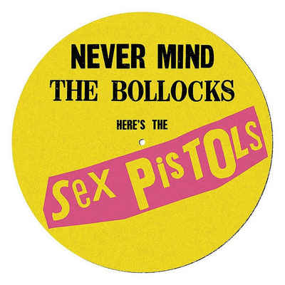 PYRAMID Plattenspieler-Schutzhülle Sex Pistols Plattenteller auflage Record Slip Mat