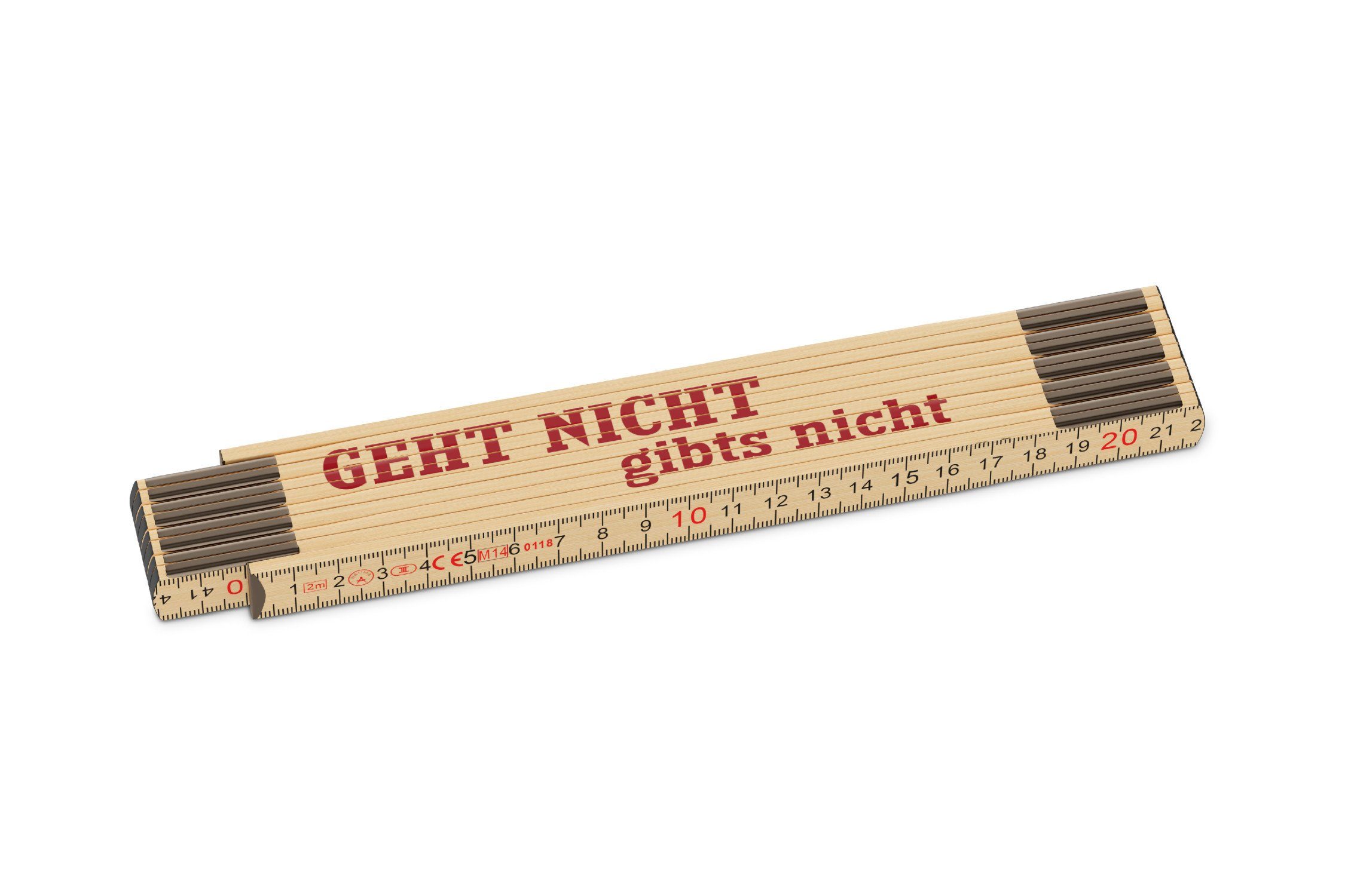 La Vida Zollstock Auswahl Geschenk La Vida Zollstock Meterstab Holz Gliedermaßstab