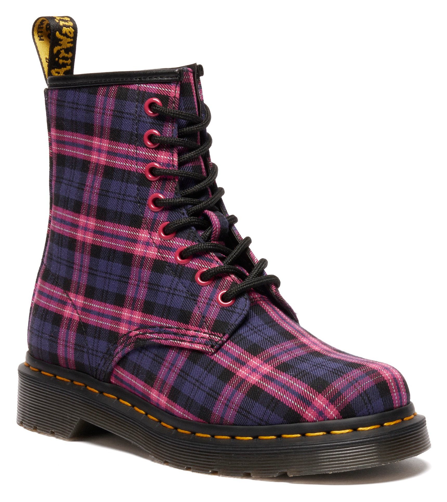 DR. MARTENS 1460 8 Eye Boot Schnürstiefelette Festival, Blockabsatz, Schnür günstig online kaufen
