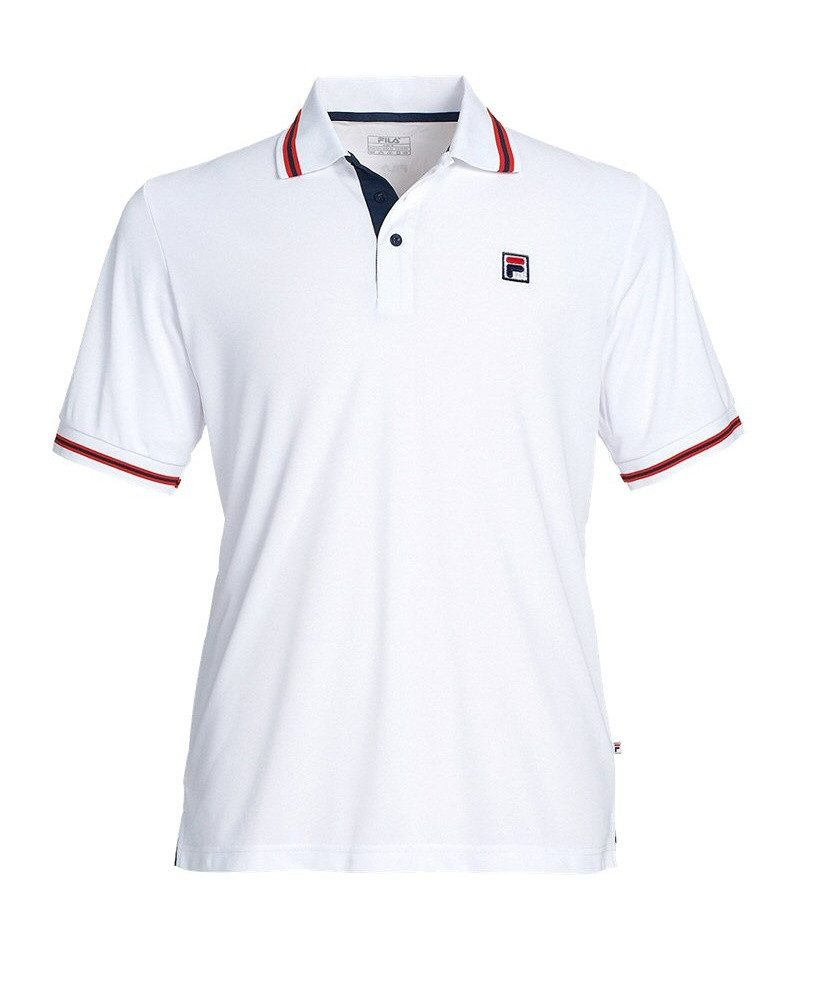 Fila Poloshirt Piro weiss/navy Herren günstig online kaufen