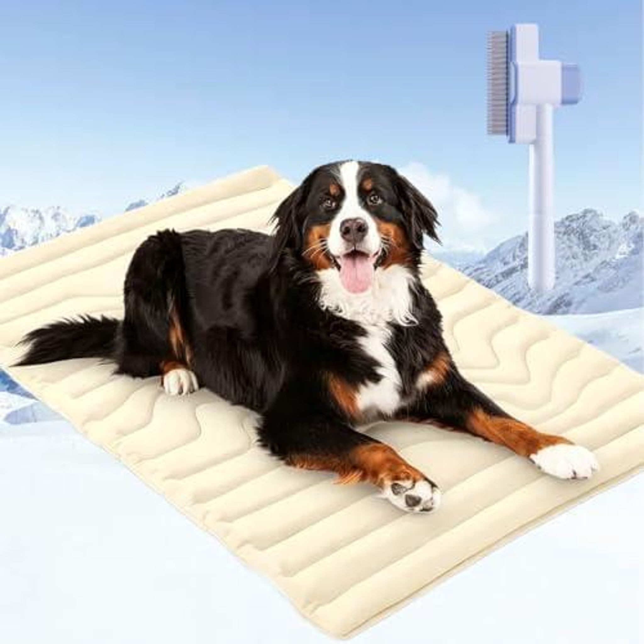 FELIXLEO Hundematte Hund Kühlmatte 51 x 41 cm, selbstkühlend, faltbar, wasserdicht