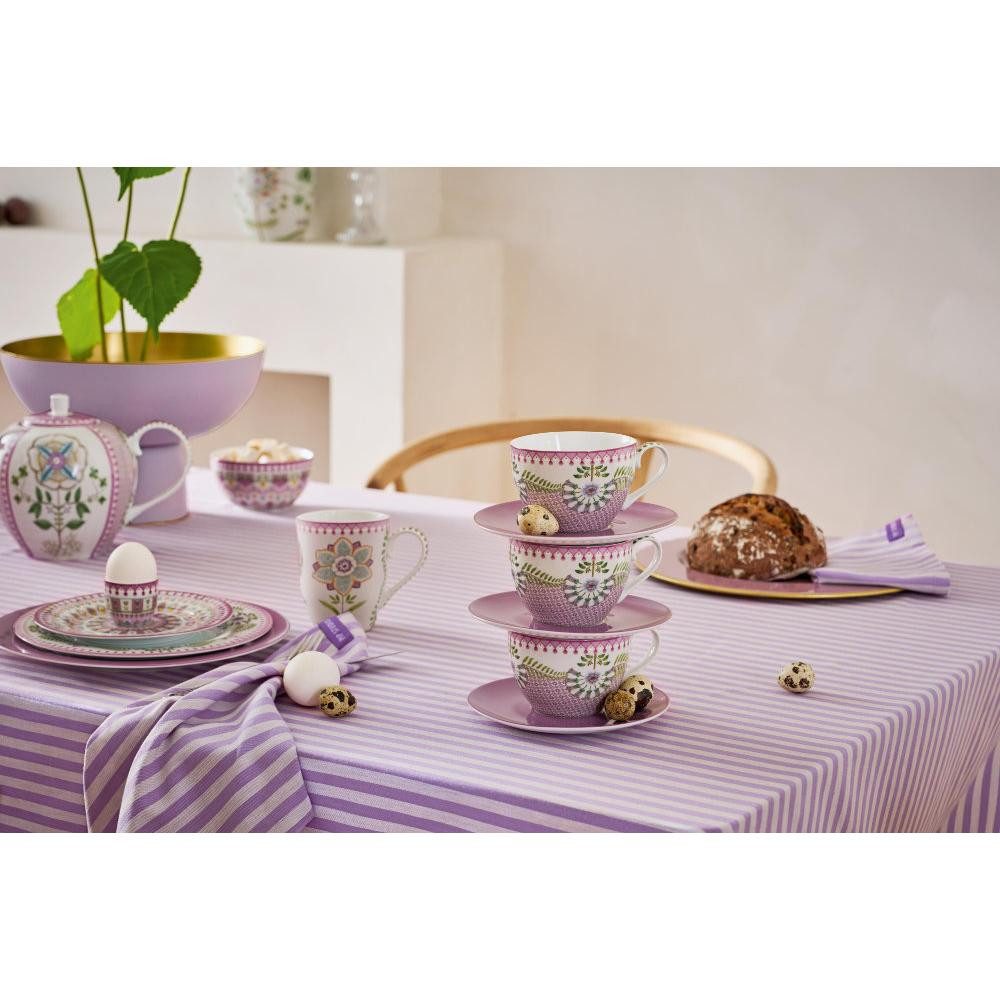 PiP Studio Geschirrtuch Geschirrtücher-Set Stripes Lila günstig online kaufen