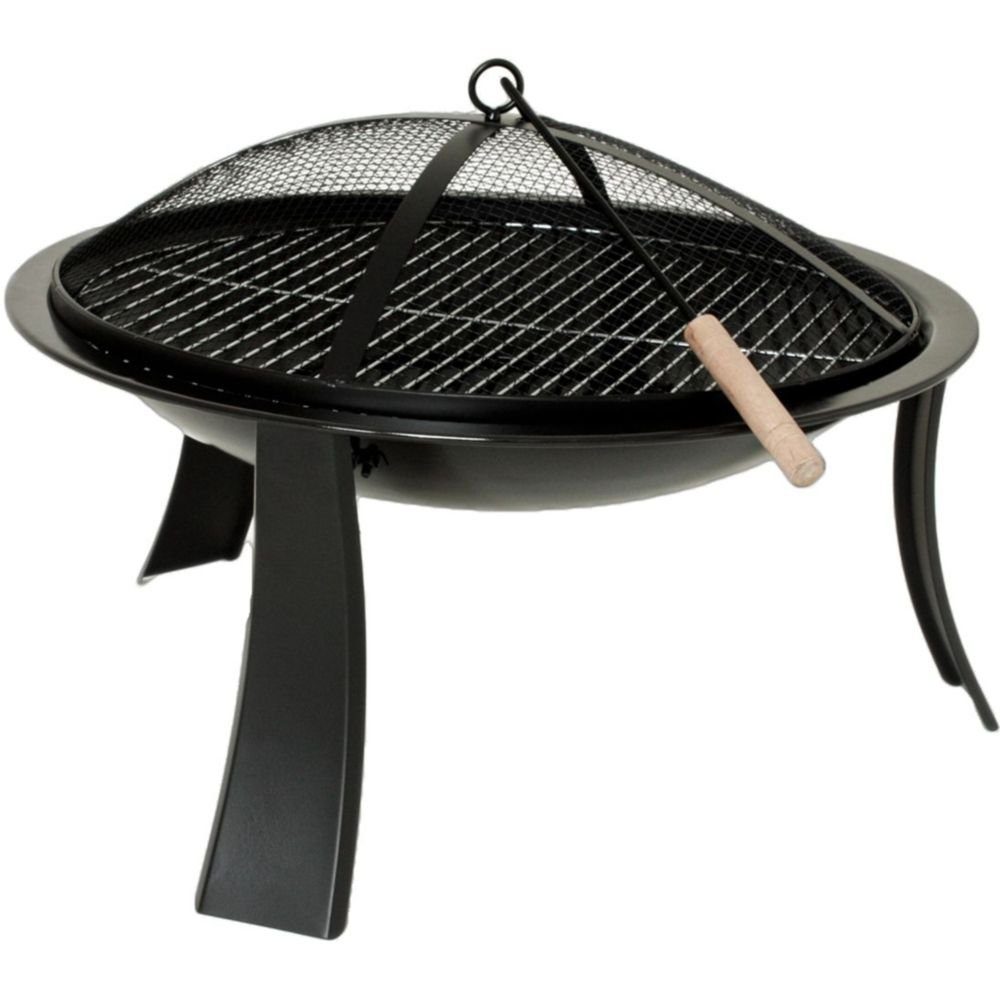 GartenHero Feuerschale Feuerschale 60 cm Metall Terrassenfeuer