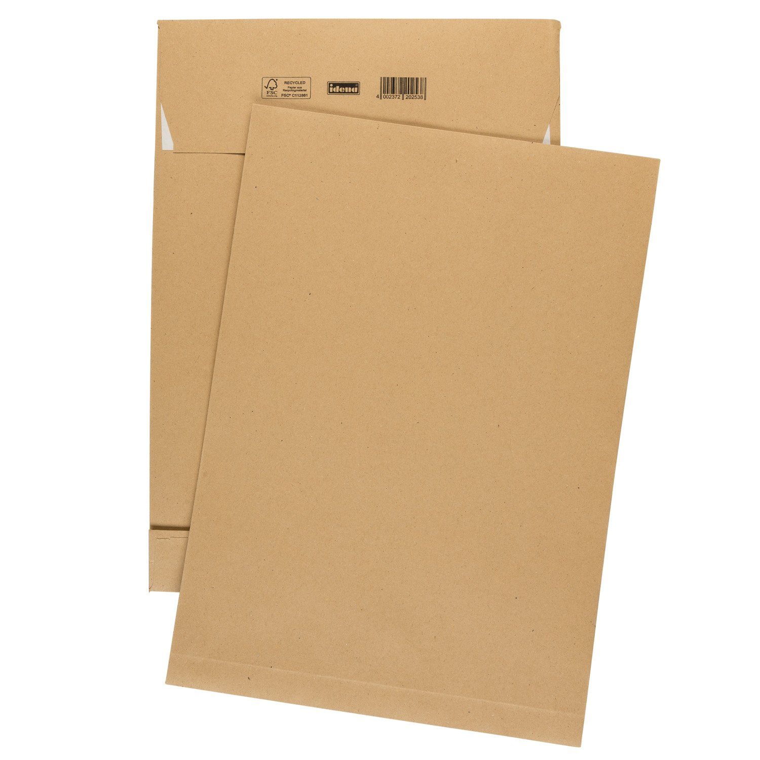 Thumbnail - Idena Versandtasche Idena 10253 - Faltentasche haftklebend ohne Fenster, DIN B4, 150 g/m²