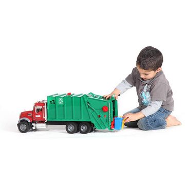 Bruder® Spielzeug-Müllwagen 02812 Mack Granite, 1:16, mit Mülltonnen