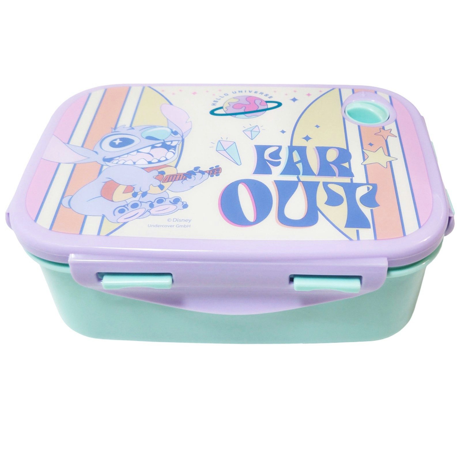 Disney Lunchbox Disney Lilo und Stitch 2 tlg. Set Brotdose Alu Trinkflasche 520 ml, (2-tlg., Spar-Set)