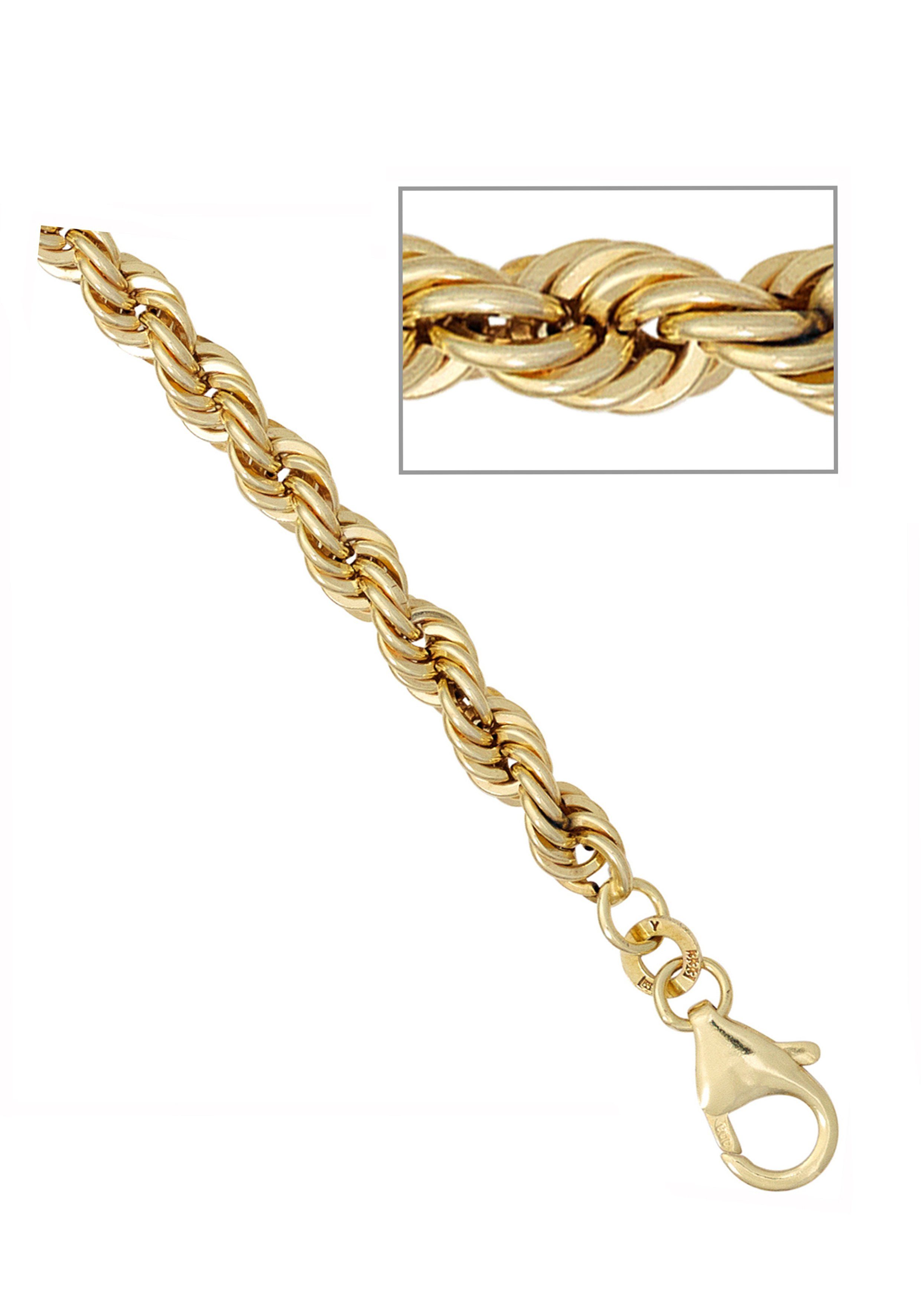 JOBO Goldarmband »Kordel-Armband«, 585 Gold 21 cm