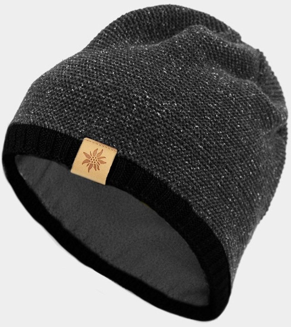 Bavarian Caps Strickmütze zweifarbige "Trachten-Haum"