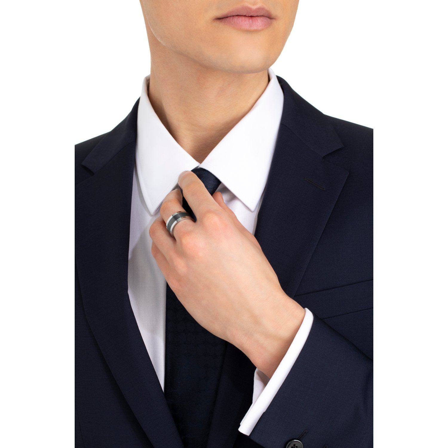 JOOP! Fingerring JOOP! Ring für Herren, Edelstahl (Ring, 1-tlg)