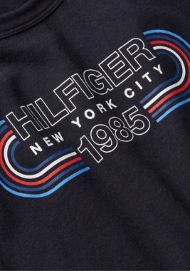 Tommy Hilfiger T-Shirt SLIM TRACK HILFIGER C-NK SS mit Logoschriftzug