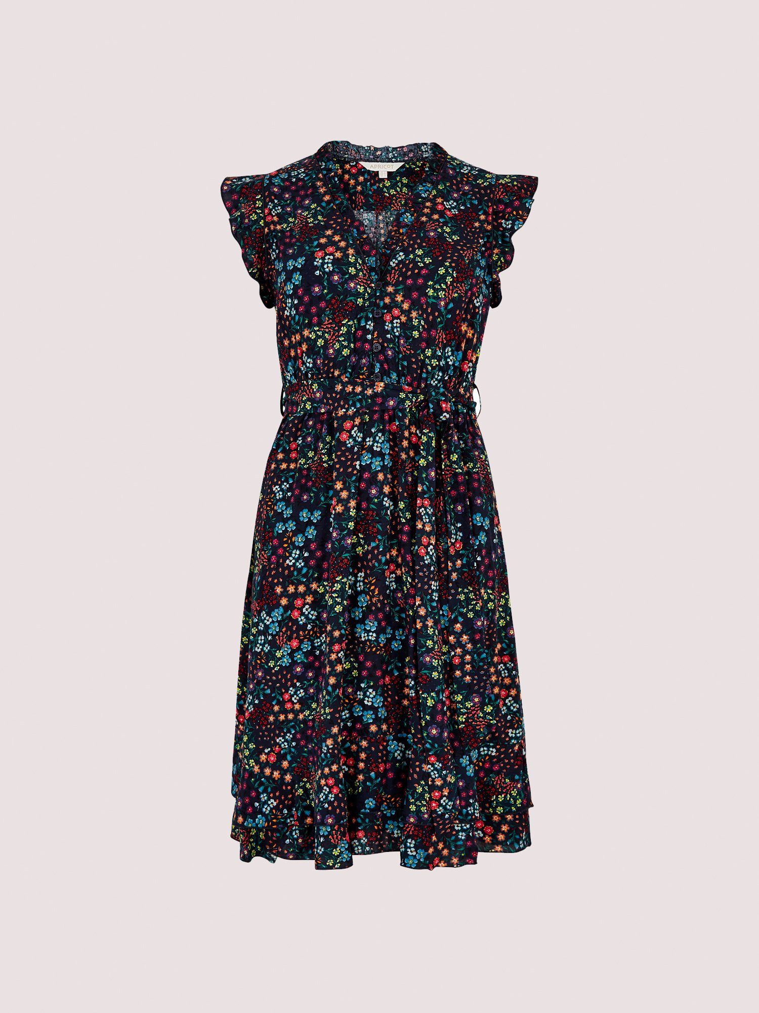 Druckkleid Geblümtes Minikleid