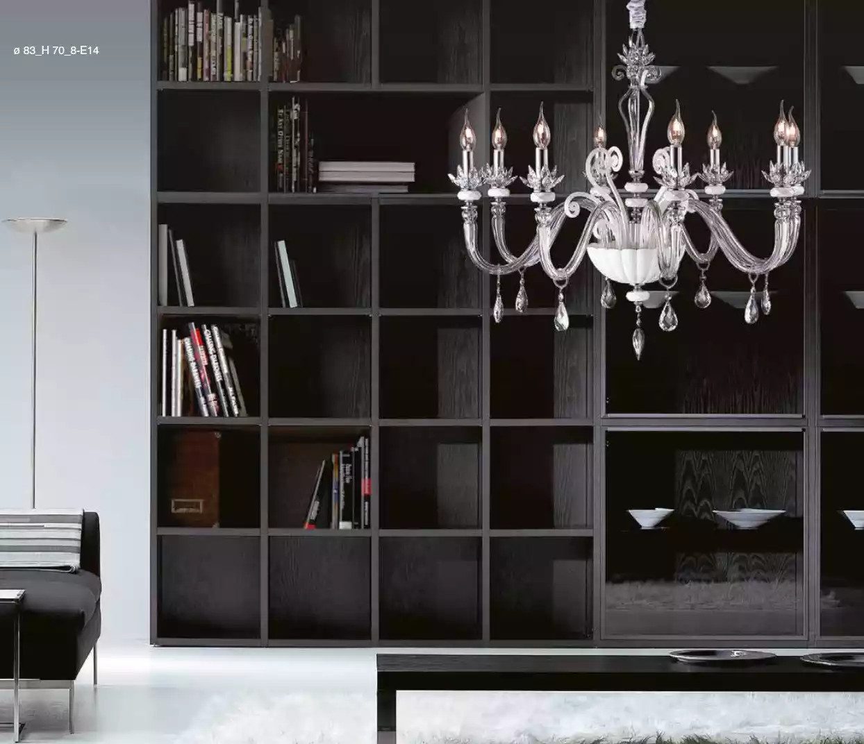 Xlmoebel Kronleuchter Eleganter Kronleuchter mit warmem Licht und edlem Design, warmweiß, Hergestellt in Europa
