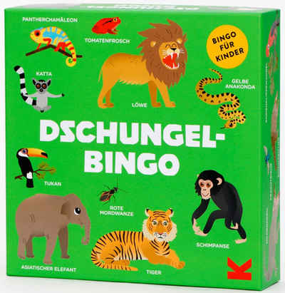 Laurence King Spiel, Kinderspiel Dschungel-Bingo