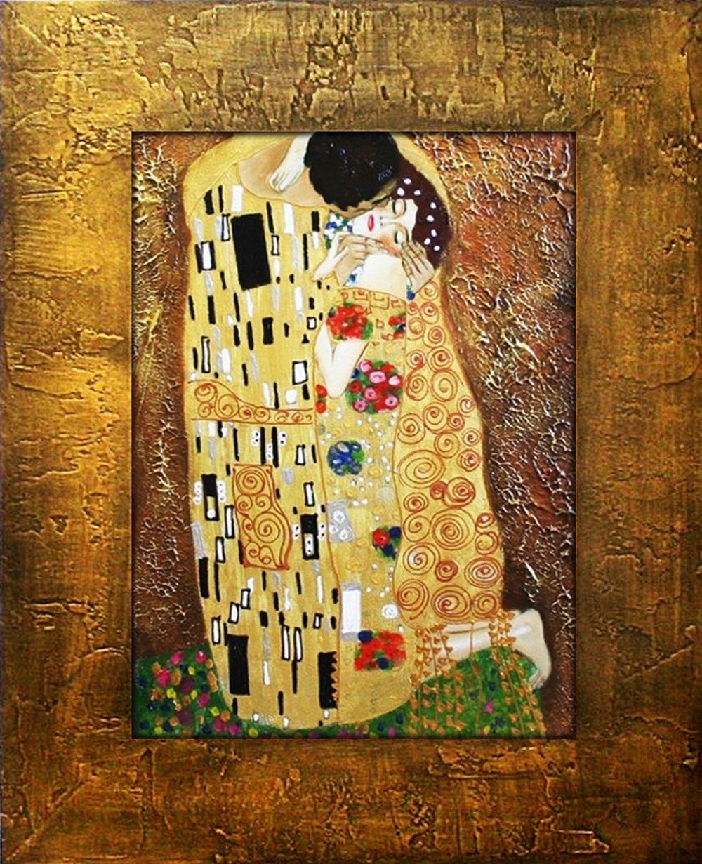 JVmoebel Gemälde Gustav Klimt »G06670«, jedes Bild ein Unikat, handgearbeitet