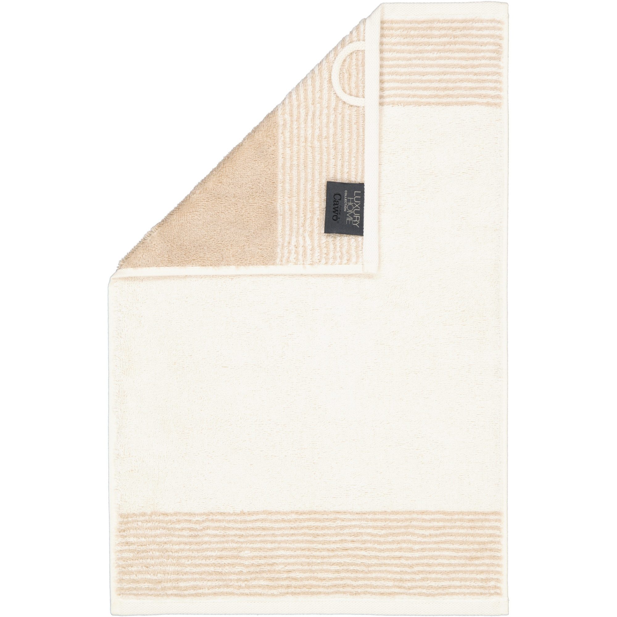 Cawö Handtücher Luxury Home Two-Tone 590, 100% Baumwolle (1-St)