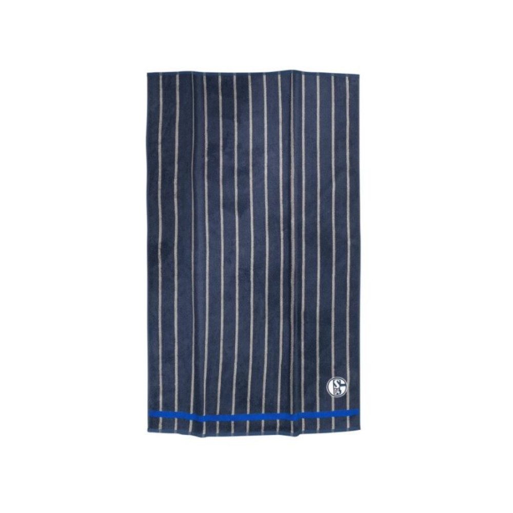 Duschtuch FC Schalke 04 Duschtuch navy Streifen