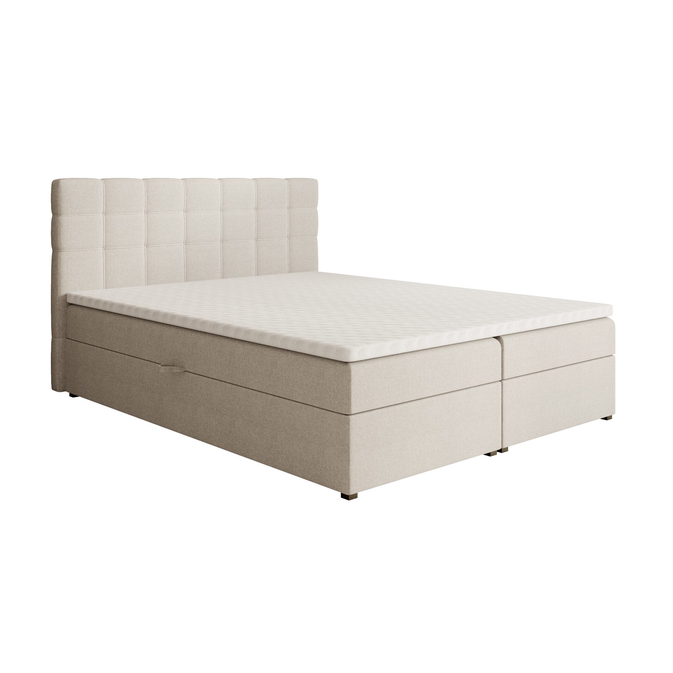 Beautysofa Boxspringbett TOPIQ mit Bettkasten (Bett für Schlafzimmer), mit günstig online kaufen