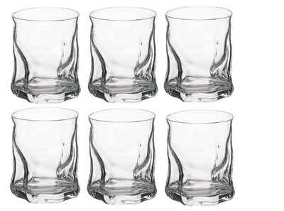 Bormioli Rocco Longdrinkglas Bormiolo Rocco Sorgente Becher 300ml 6er set), Glas