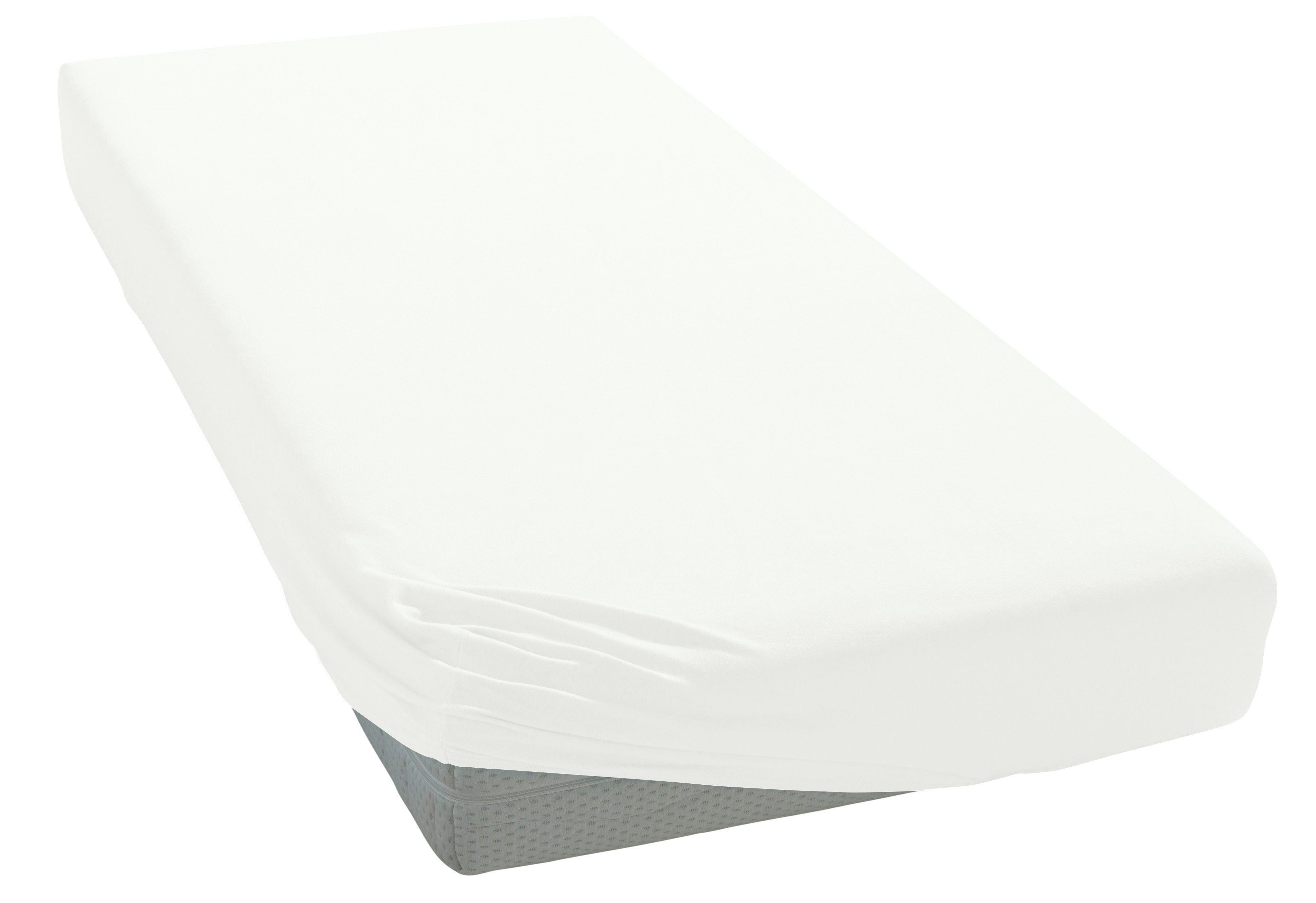 OTTO home Spannbettlaken Cremona, Basic & Premium Qualität mit Elasthan, Jersey (180 g/m), Gummizug: rundum, (1 Stück), Bettlaken für Matratzen von 20-25 cm Höh – Bild 3 von 5