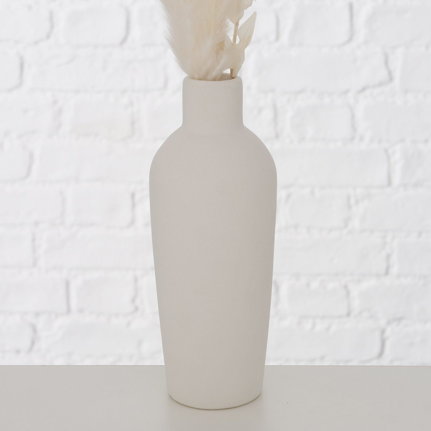 weiß, aus BOLTZE (3 3er Porzellan Set in "Bianca" St) Blumenvase Dekovase Vase