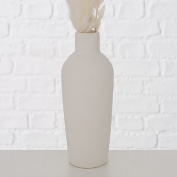 BOLTZE Dekovase 3er Set "Bianca" aus Porzellan in weiß, Vase Blumenvase (3 St)