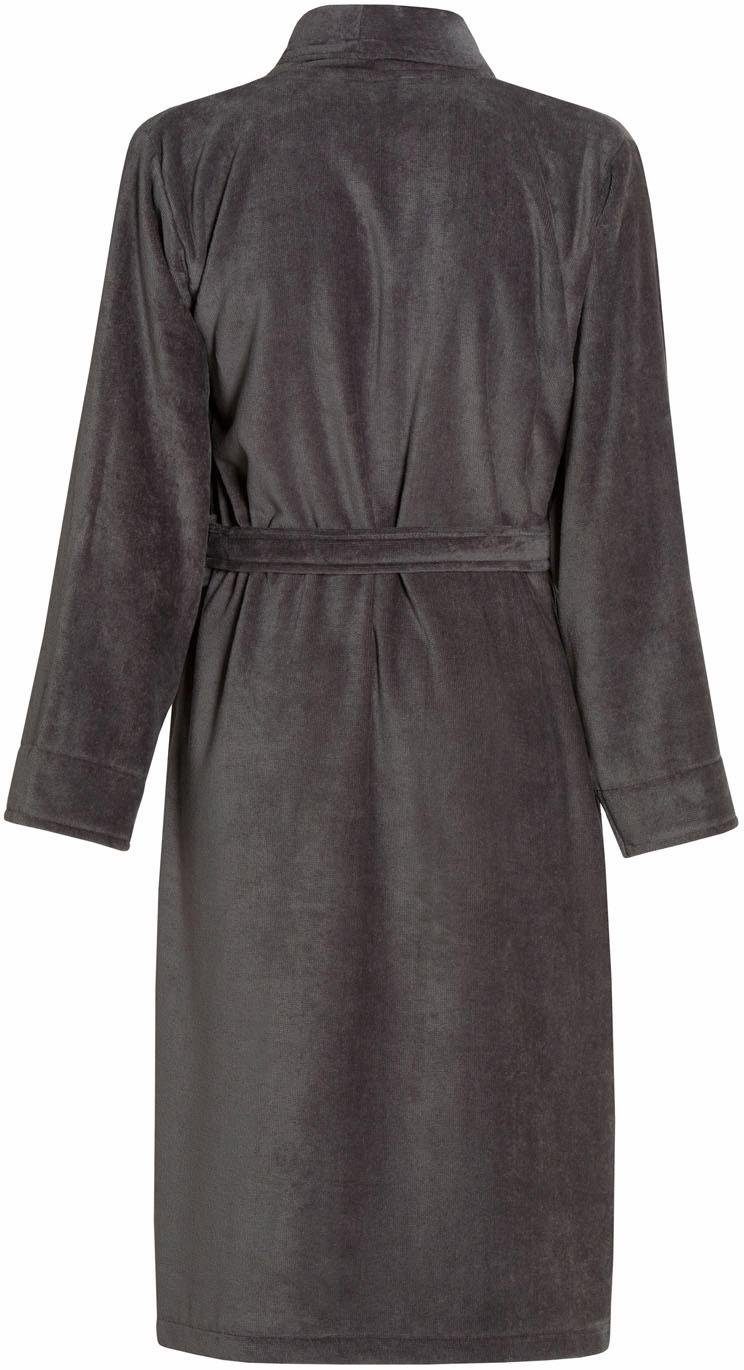 Seahorse Bademantel Seahorse Pure Unisex, Langform, Velours, Schalkragen, G günstig online kaufen