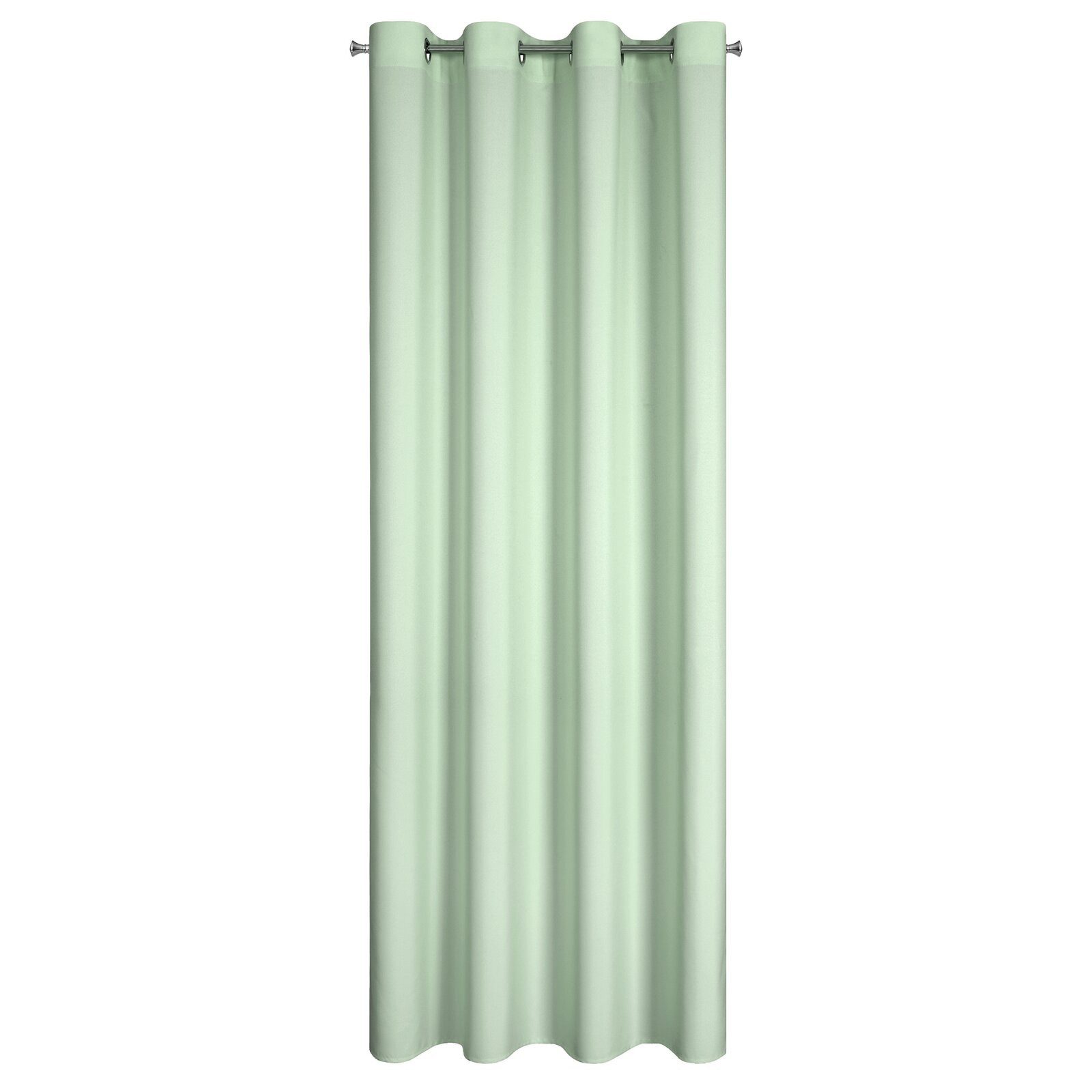 Eurofirany Vorhang Einfarbiger Vorhang – Blickdichter Stoff mit matter Oberfläche, Ösen, Satinbindung, pflegeleicht, 140 g/m² – 100 % Polyester