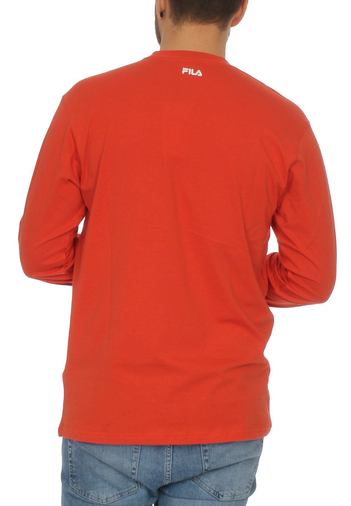 Fila Fila 681092 Fig A386 Herren Orange LONG CLASSIC Summer Longsleeve SLEEVE PURE Longsleeve SHIRT