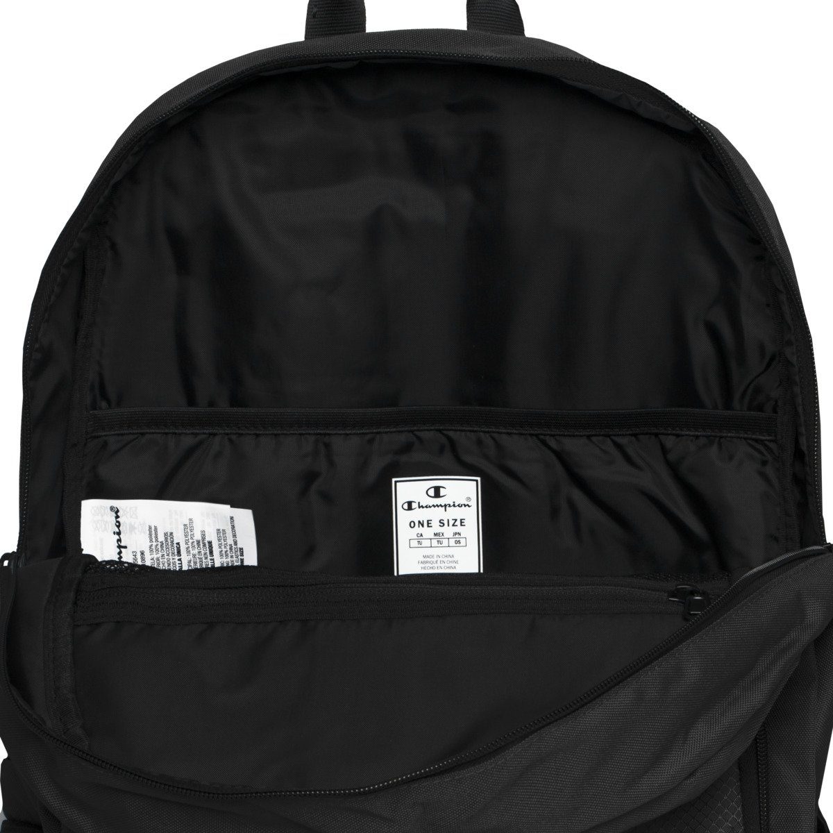 Unisex Erwachsene Backpack schwarz Rucksack Champion