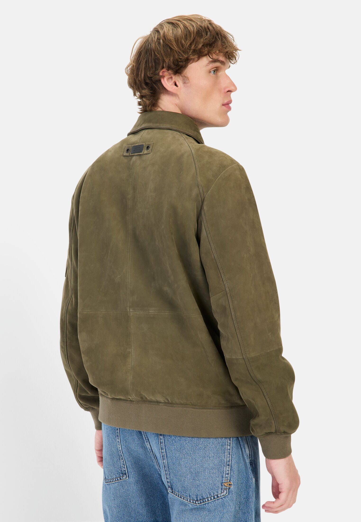 camel active Lederjacke mit Hemdkragen günstig online kaufen