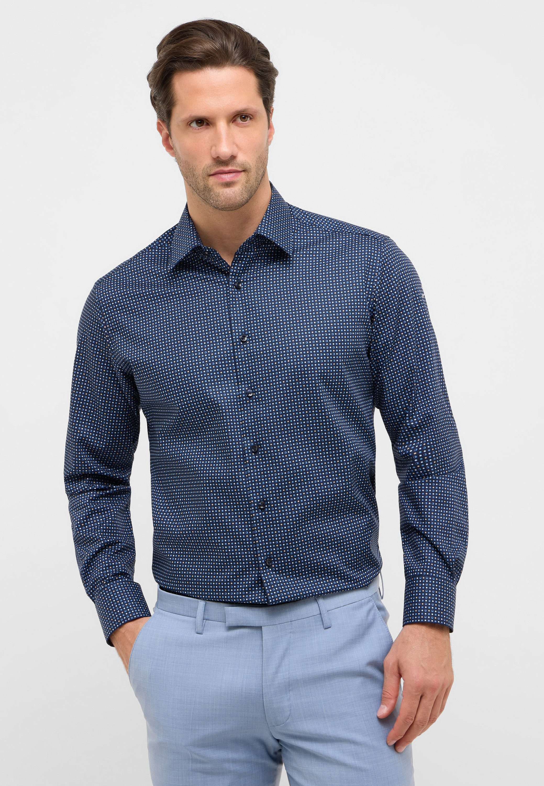 Eterna Langarmhemd MODERN FIT NON IRON (bügelfrei) günstig online kaufen