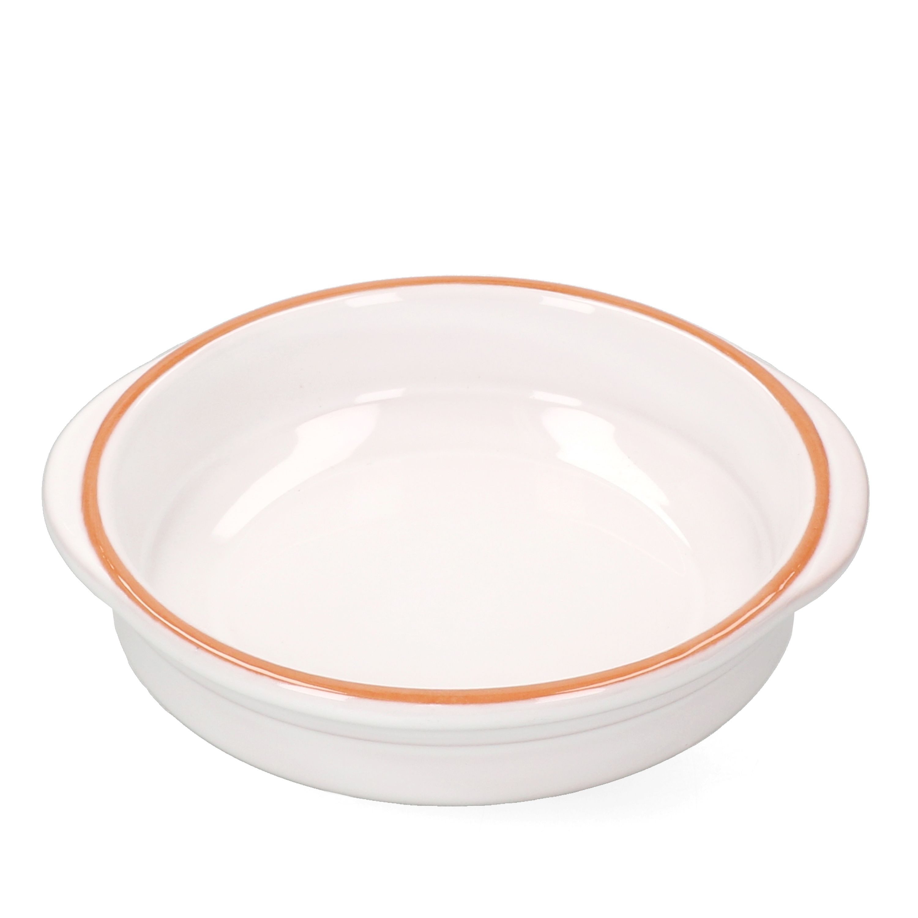 MamboCat Tapas-Schale Cazuela WEISS Ton-Schale Ille Ø 16cm Größe M Mittelalter Wikinger, Steingut