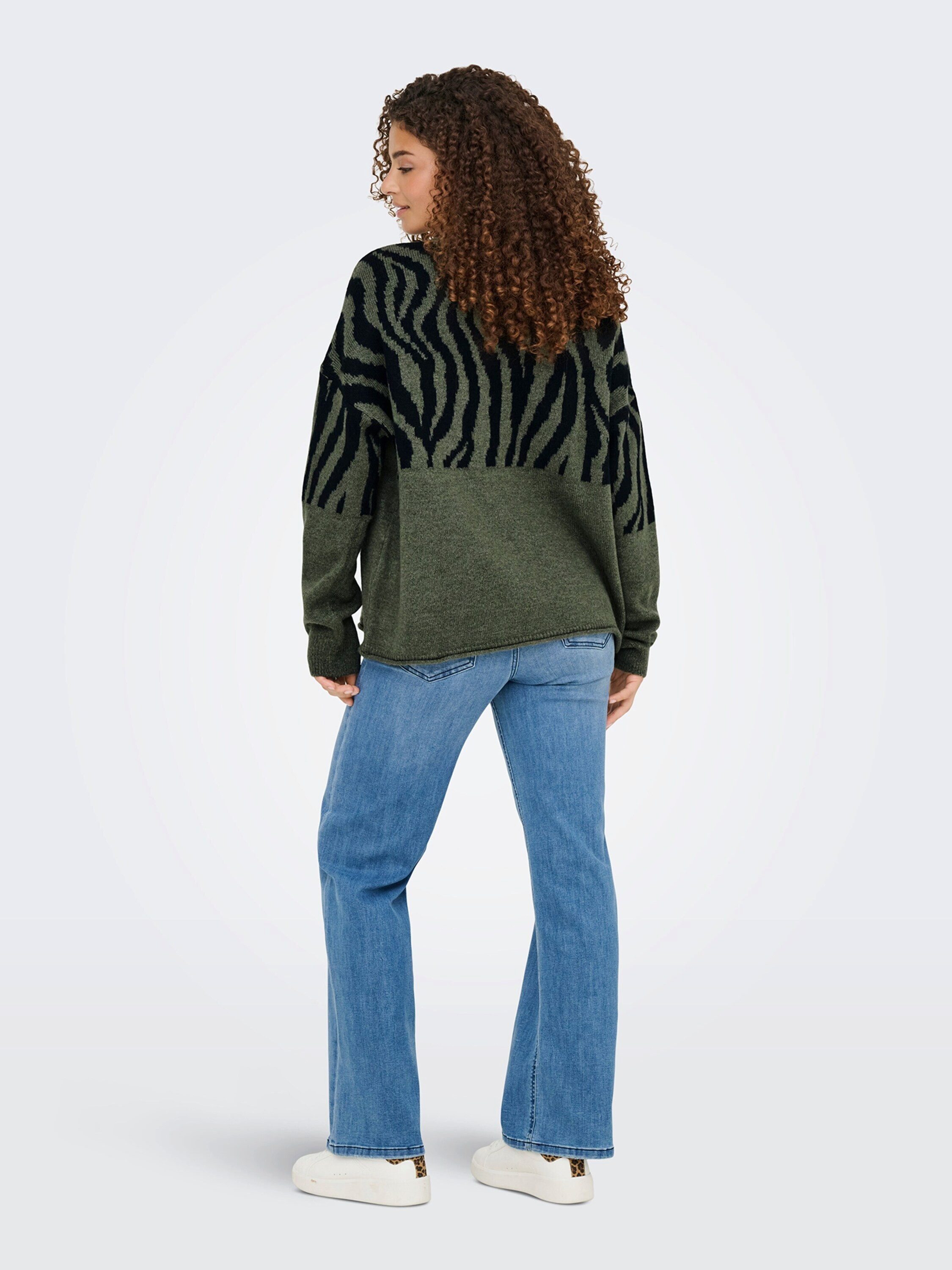ONLY Rundhalspullover ONLJade (1-tlg) Plain/ohne Details