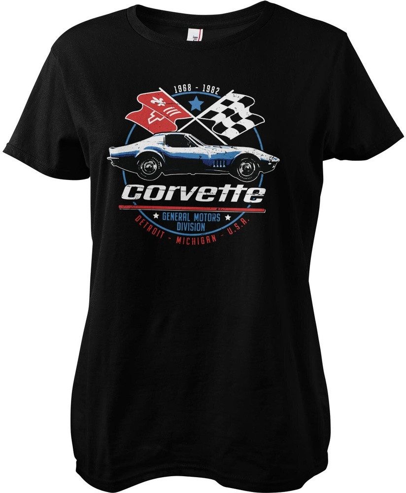 Corvette T-Shirt C3 Gm Division Girly Tee