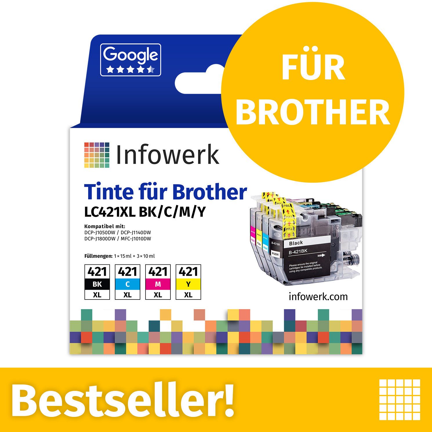 Infowerk Tintenpatrone (3-tlg)