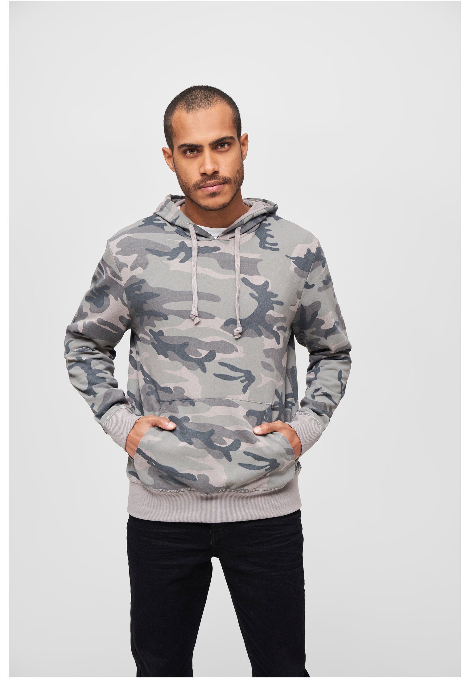 Brandit Sweater Herren Sweathoody (1-tlg) grey camouflage