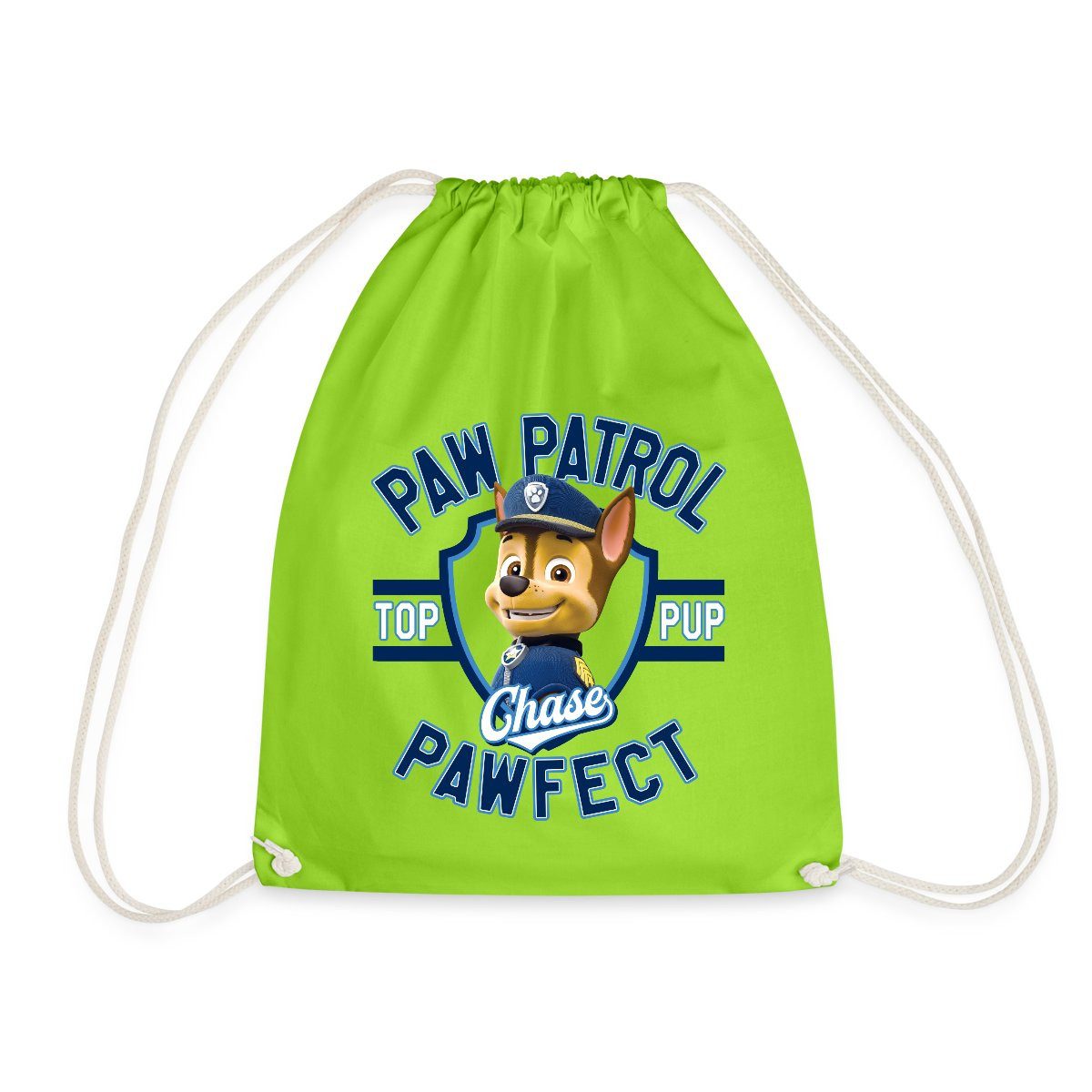 Spreadshirt Turnbeutel Paw Patrol Chase Pawfect Turnbeutel (1-tlg)