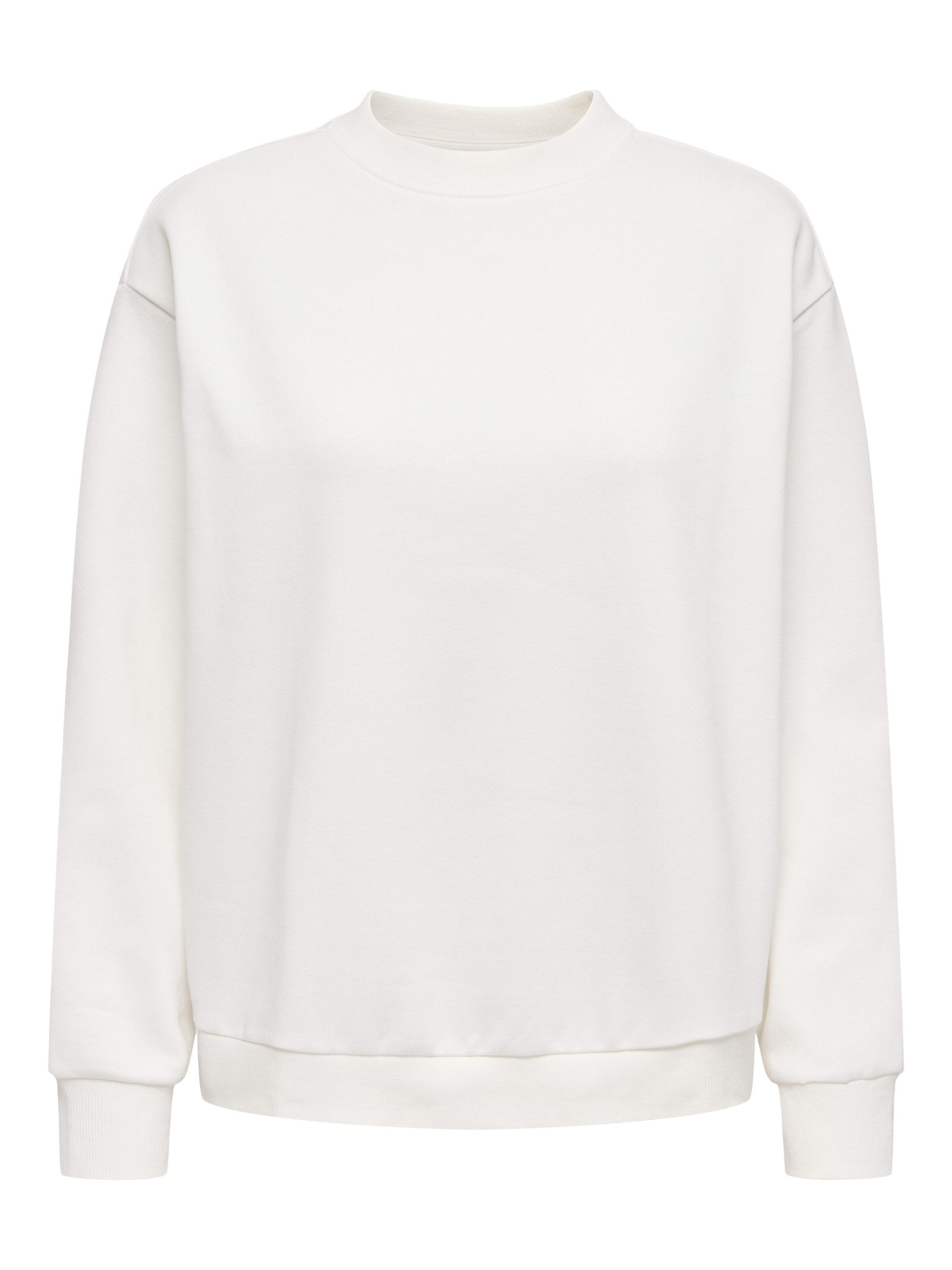 JDY T-Shirt JDYNANNA LIFE L/S TEXT SWEAT JRS DI, Cloud Dancer/LOVE
