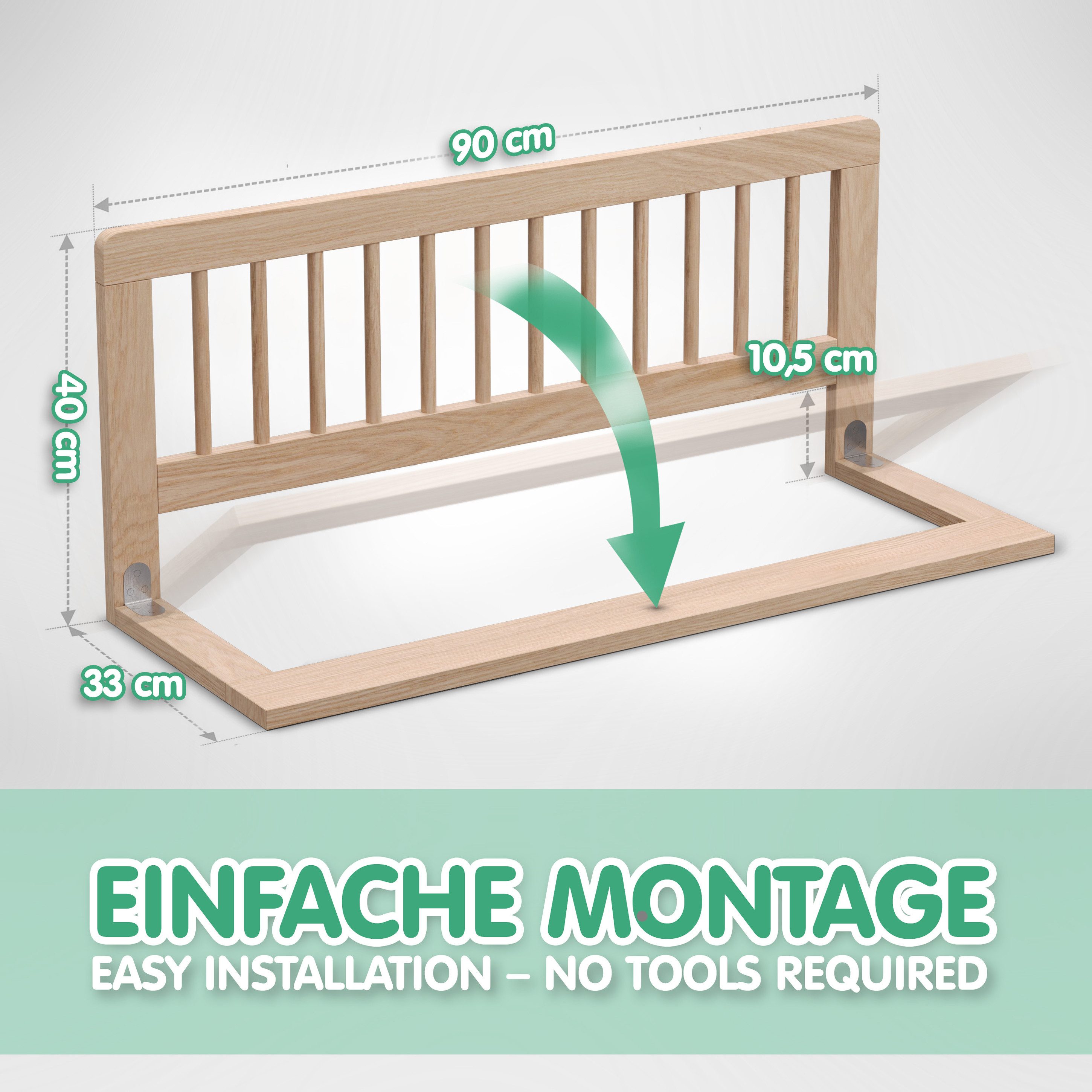 CADANI Bettschutzgitter Kinder Bettgitter BAR (1 St), auch als Bettgitter i günstig online kaufen