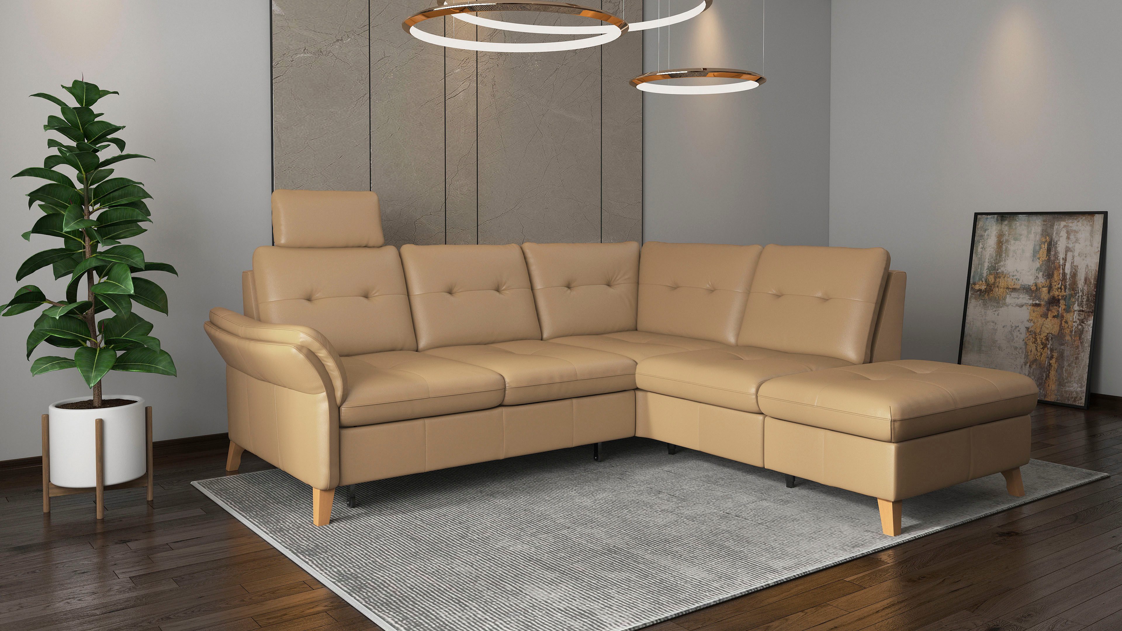 sit&more Ecksofa "Göteborg" inkl. Sitztiefenverstellung, wahlweise mit Bett günstig online kaufen