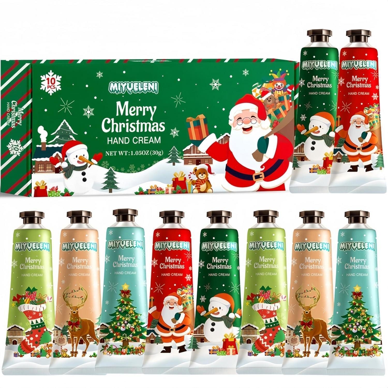 LuxusKollektion Handcreme Handcreme Set 10er Mini Weihnachtsdüfte