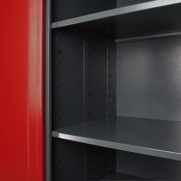 ADB Mehrzweckschrank ADB Stahlschrank XXL (BxHxT) 1100 x 1920 x 580 mm in verschiedenen Farben