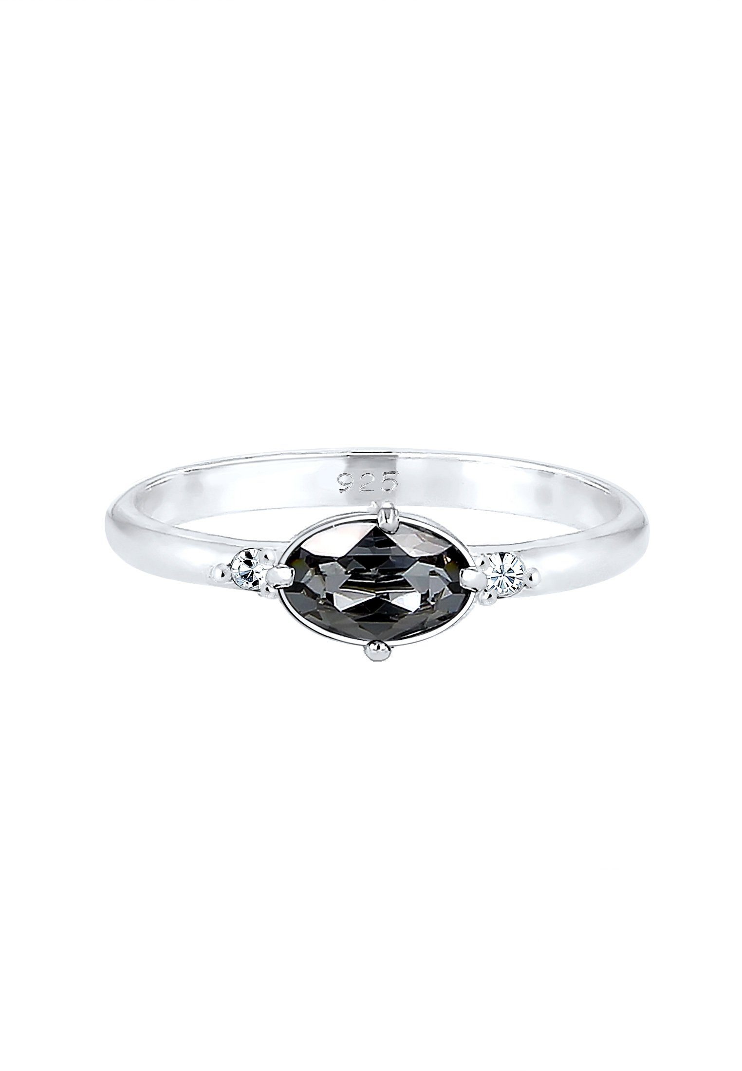 Elli Verlobungsring Bandring Kristalle 925 Silber günstig online kaufen