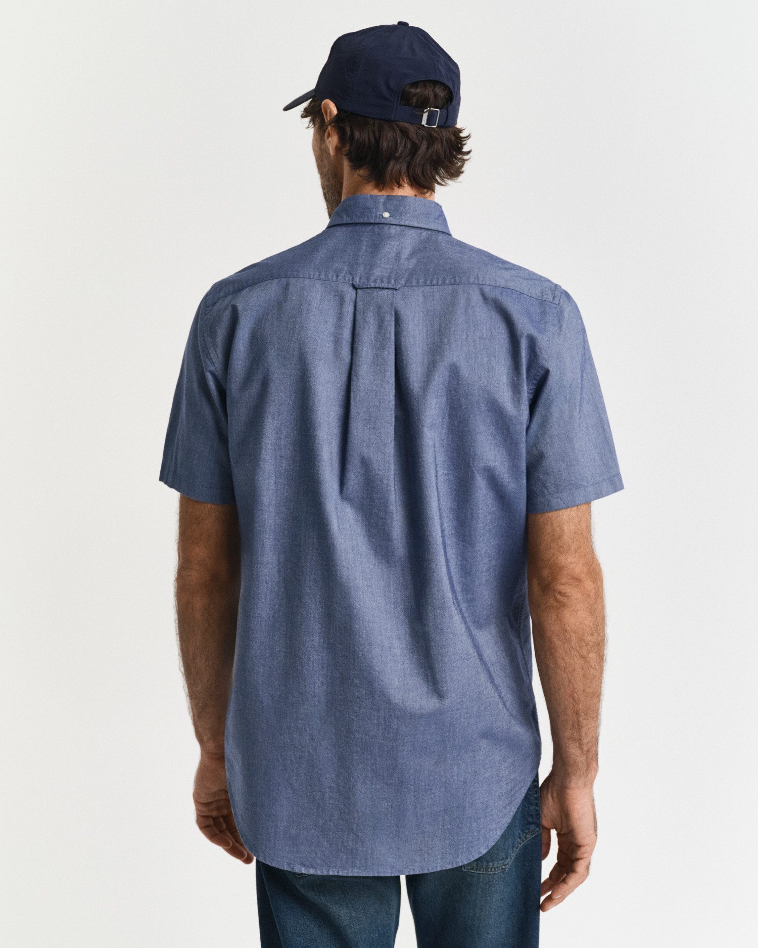 Gant Kurzarmhemd REG OXFORD SHIRT Gant-Stickerei