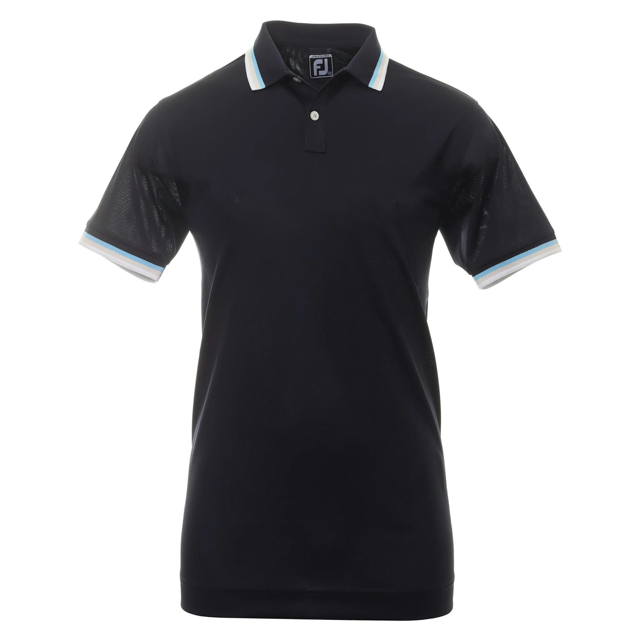 FOOTJOY Poloshirt FootJoy Golfpolo Trim Pique Navy Herren XXL